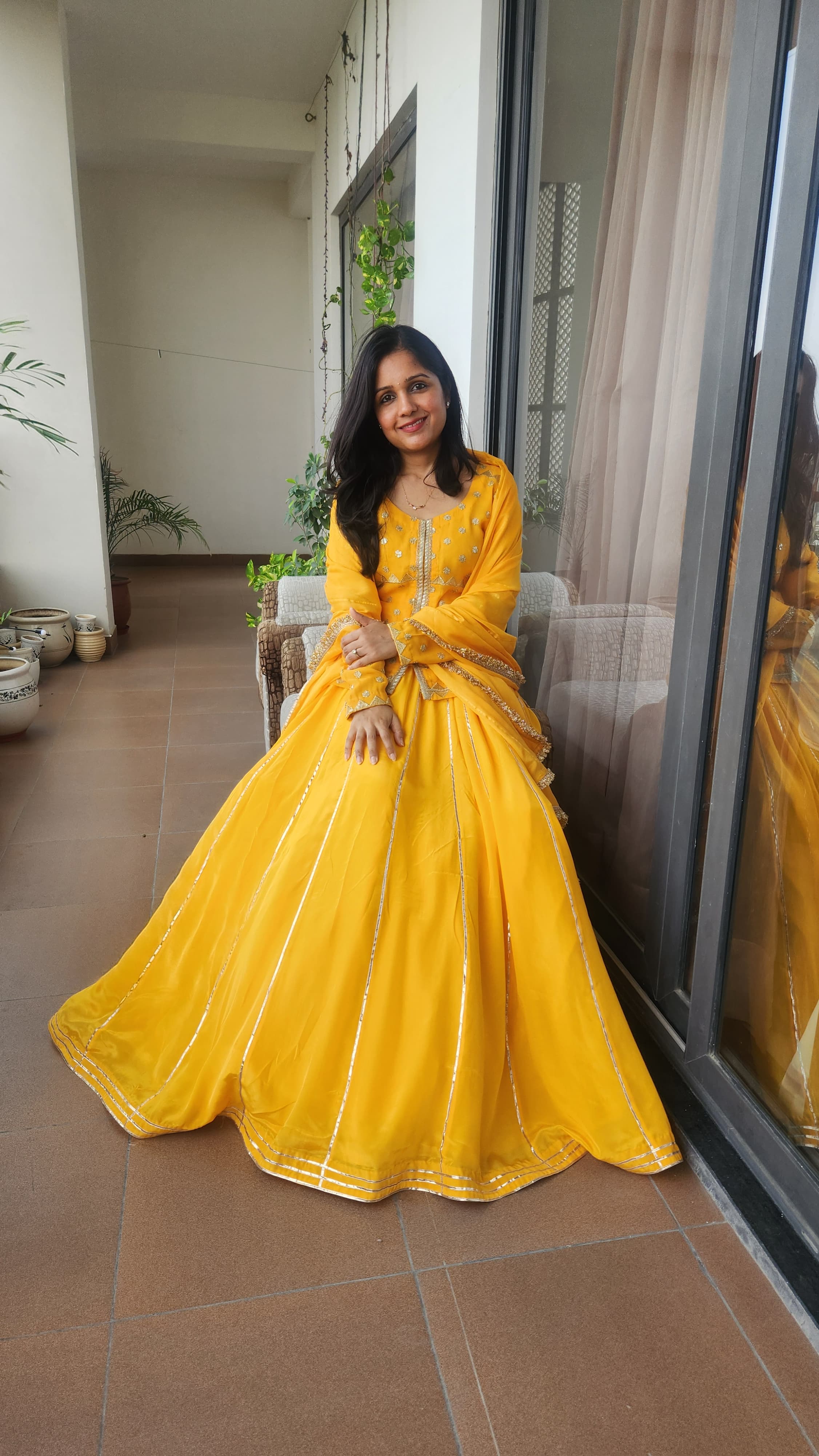 Bright Yellow Lehenga Set