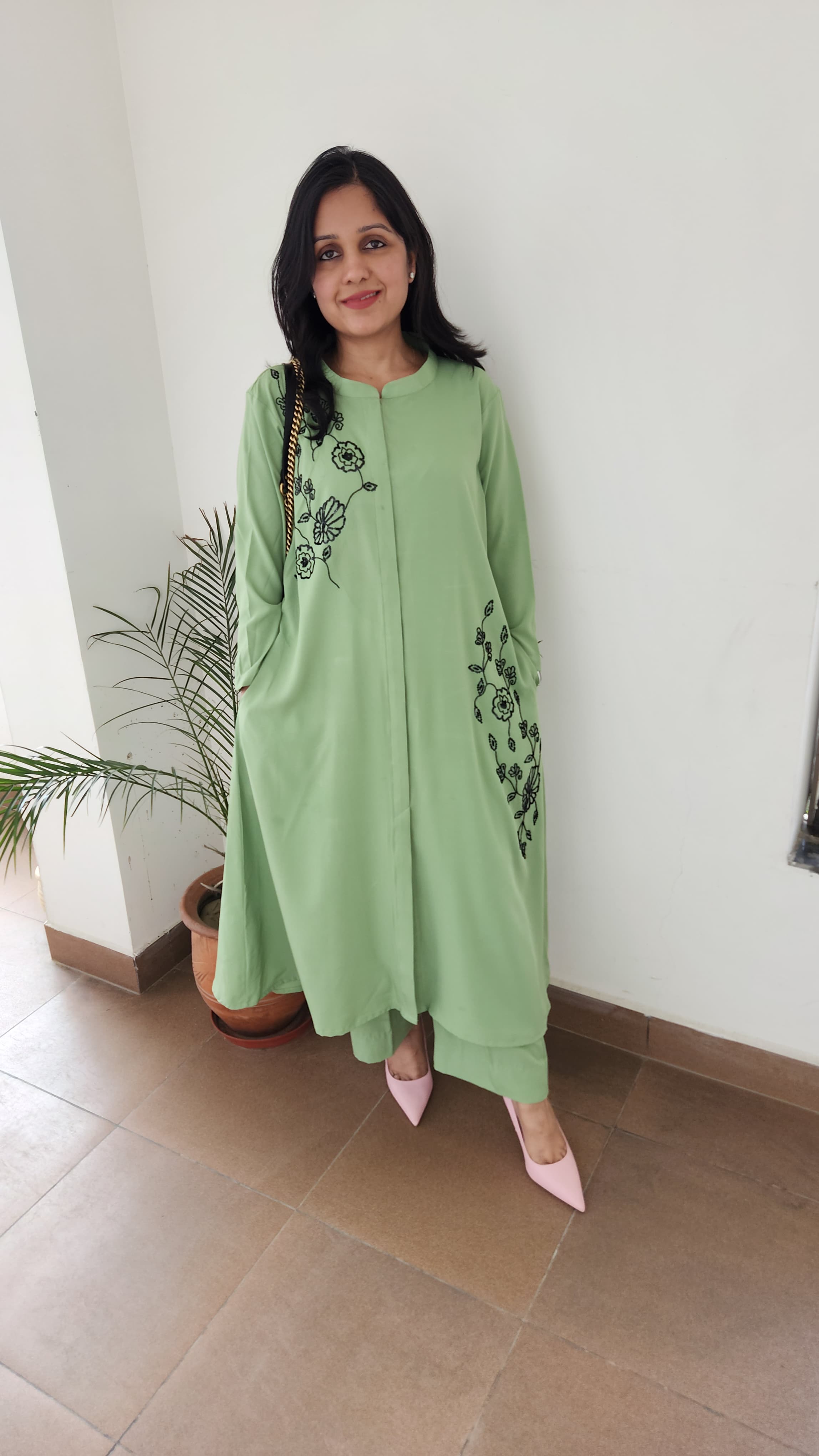 Sage Green Kurta Set