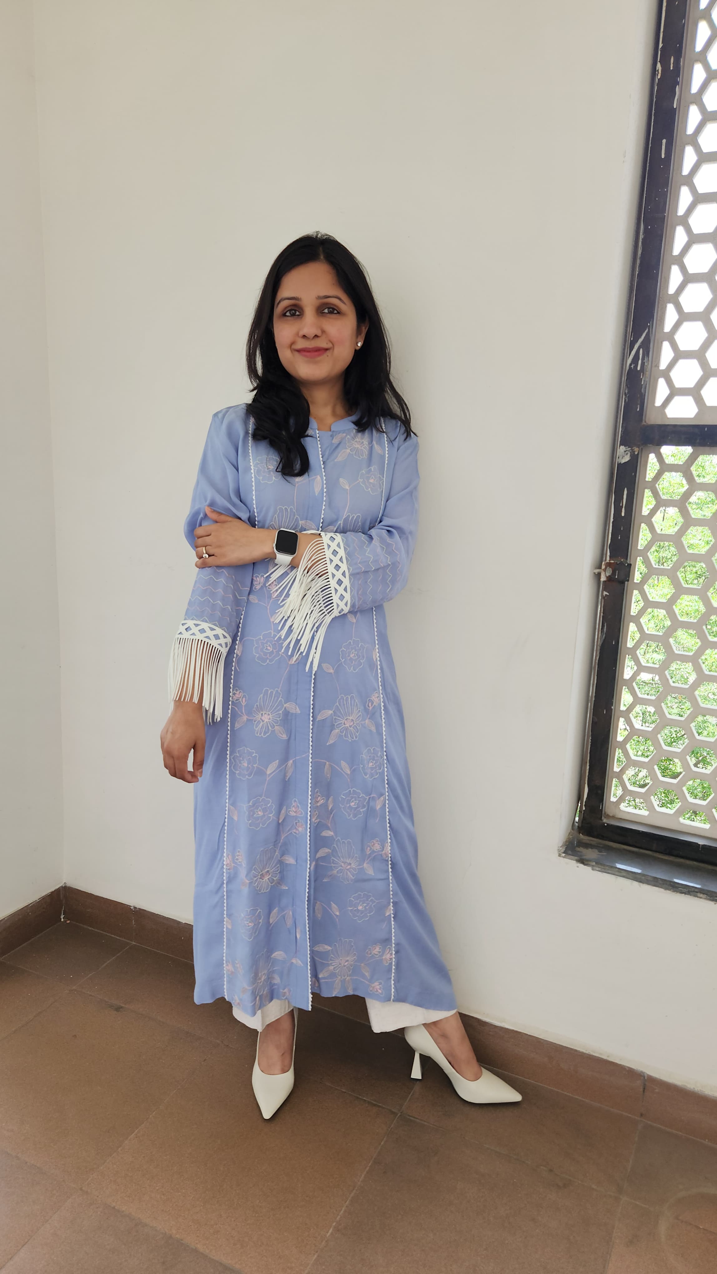 Power Blue Kurta Set